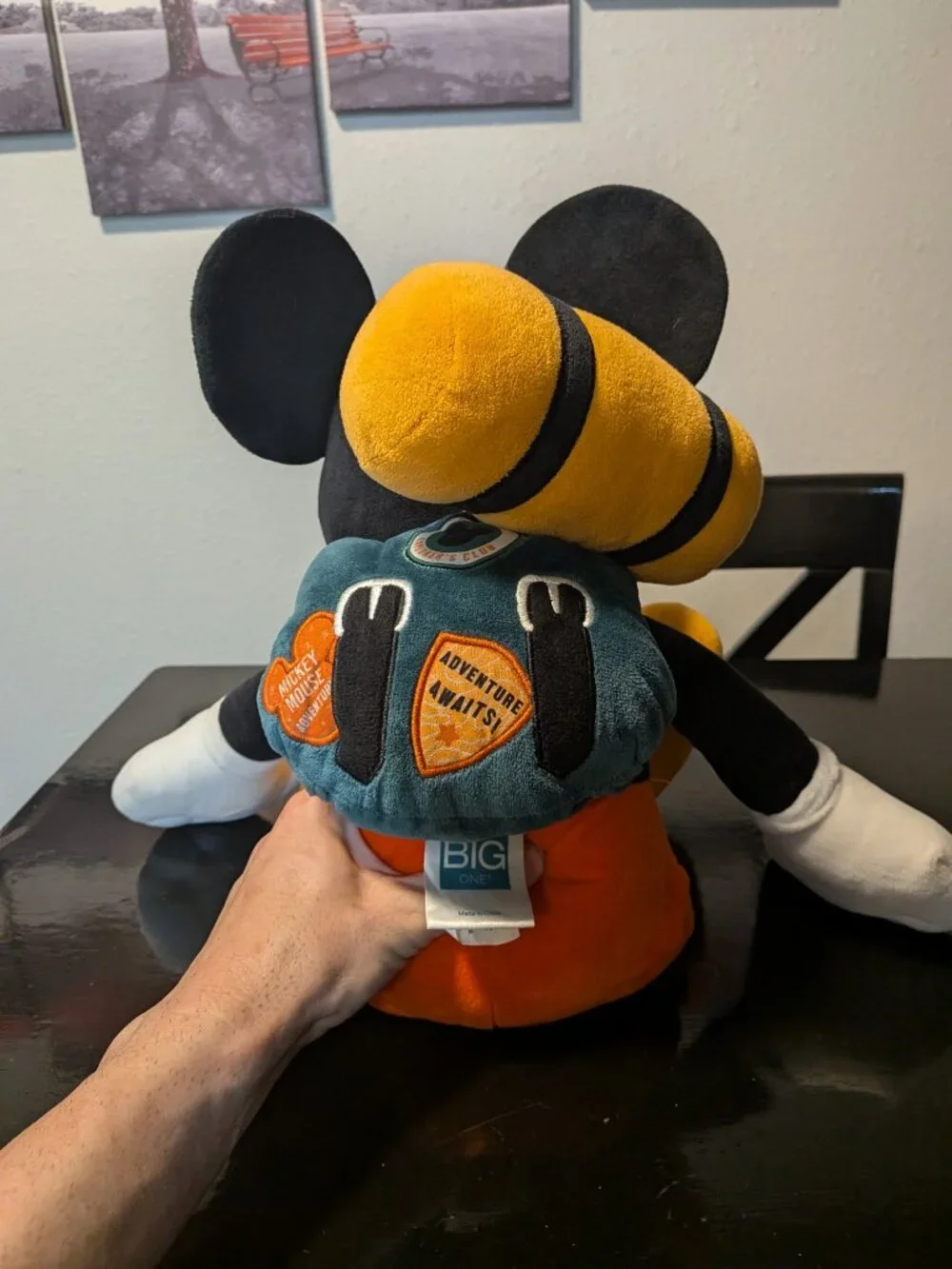 Disney The Big One Mickey Mouse 20” Adventure Awaits Backpack Plush